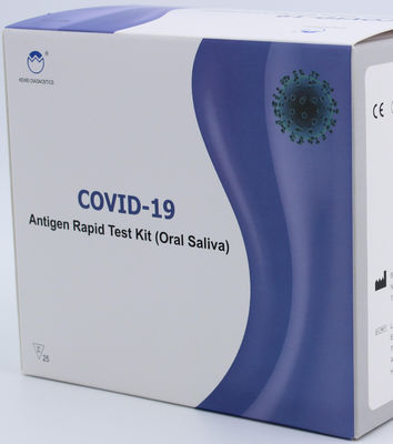 25 Thử nghiệm / Hộp Bộ dụng cụ thuốc thử Covid-19 Dùng một lần được CE phê duyệt