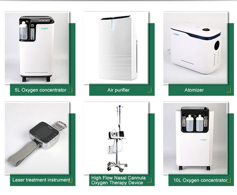 CE Certiifcated Máy tập trung oxy 5l Máy tập trung oxy y tế Giá máy tập trung oxy