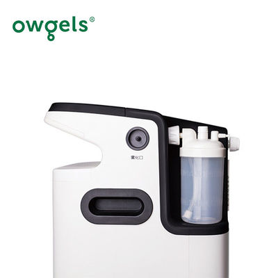 Nhựa trắng 350va Y tế Owgels Máy tập trung oxy 5L Báo động thông minh