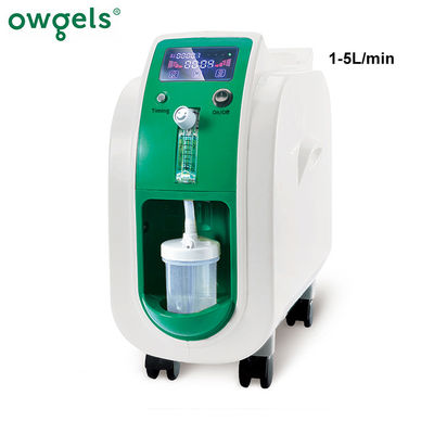 96% Purity Owgels Máy tập trung oxy di động 5 lít để sử dụng tại nhà