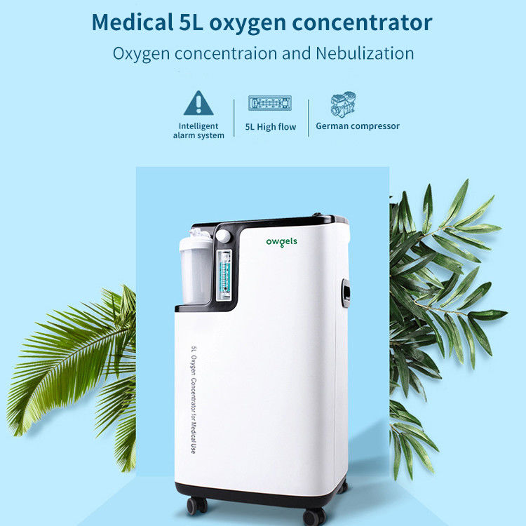 Máy tập trung oxy y tế 5L di động Độ ồn thấp 96% Độ tinh khiết cao